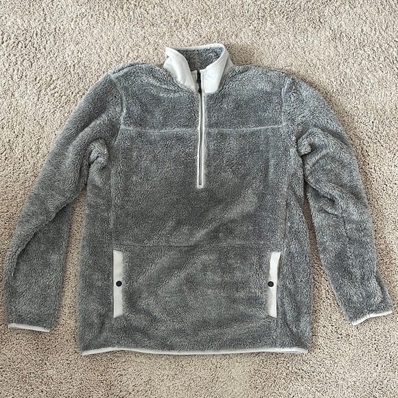 Eddie Bauer Men’s Sherpa Fleece Quarter-Zip